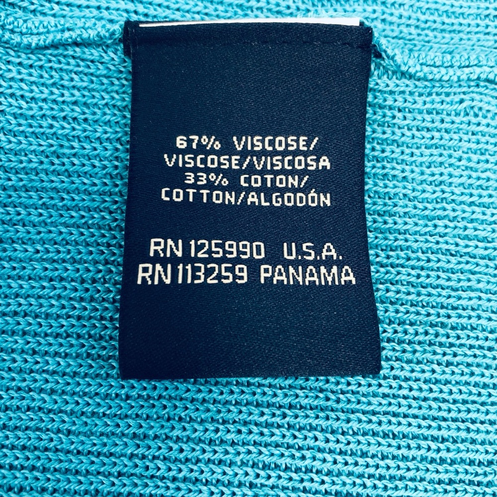 Faconnable Turquoise Sweater - Picture 5 of 5